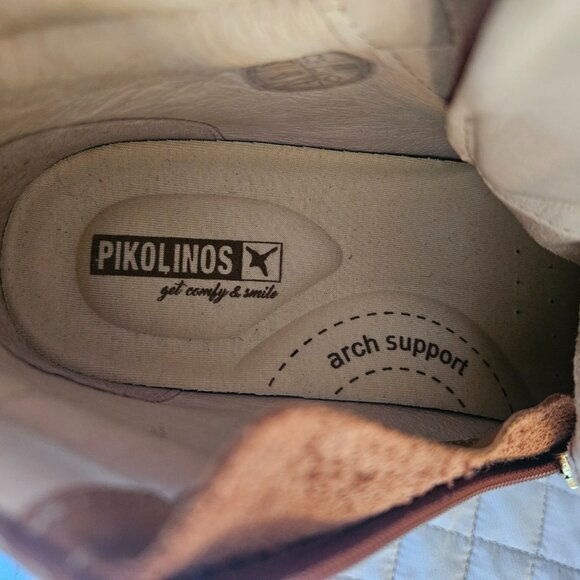 Pikolinos Vigo Brandy Lace-up Leather Ankle Boots Womens SZ 39 US 8.5 Brown - Picture 14 of 15